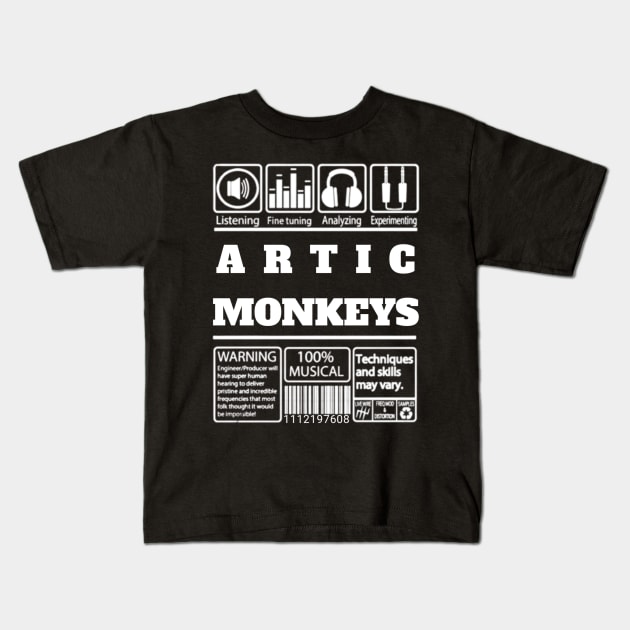 Artic monkeys Kids T-Shirt by Scom